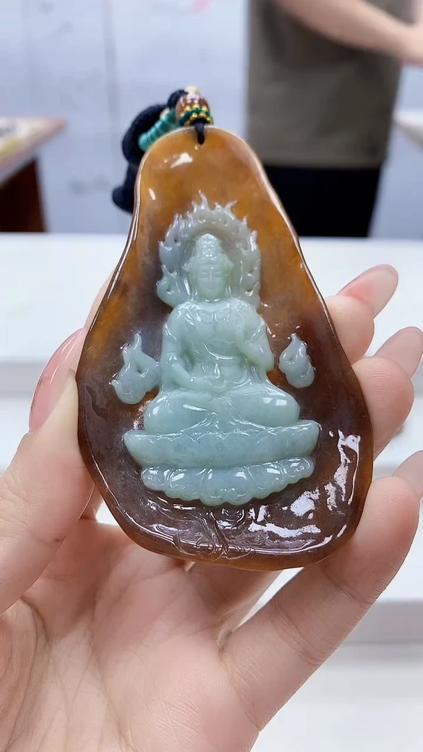 未镶嵌定制翡翠4917ty-毛货挂件143