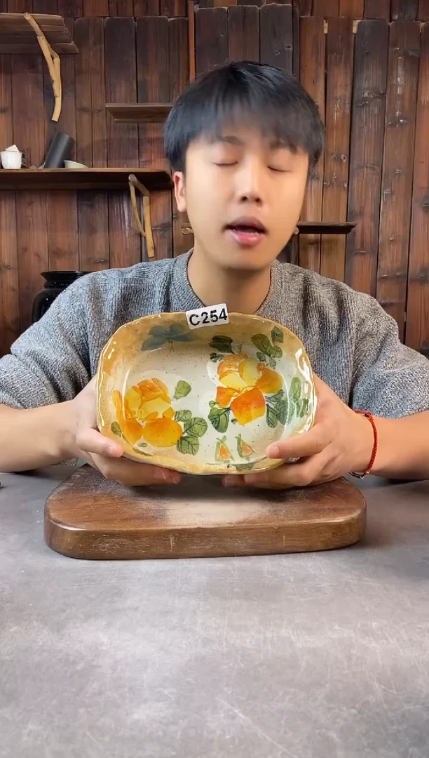 碗254，手工手绘，超值陶瓷