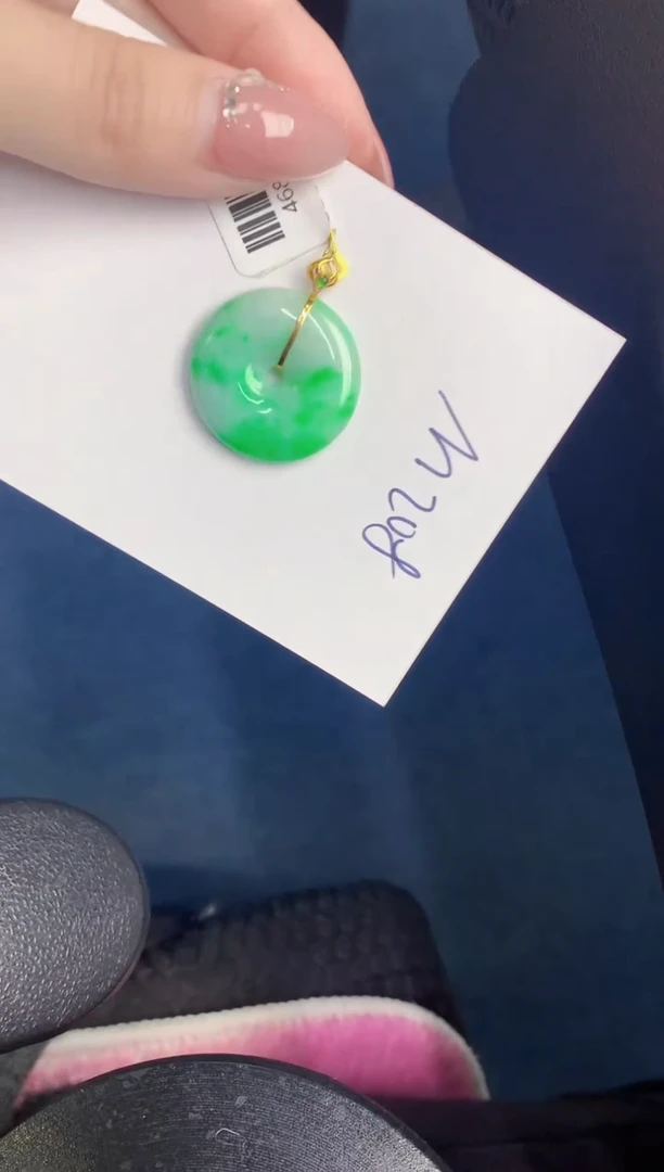 【闪购商品】翡翠颈饰18K金镶嵌000000000