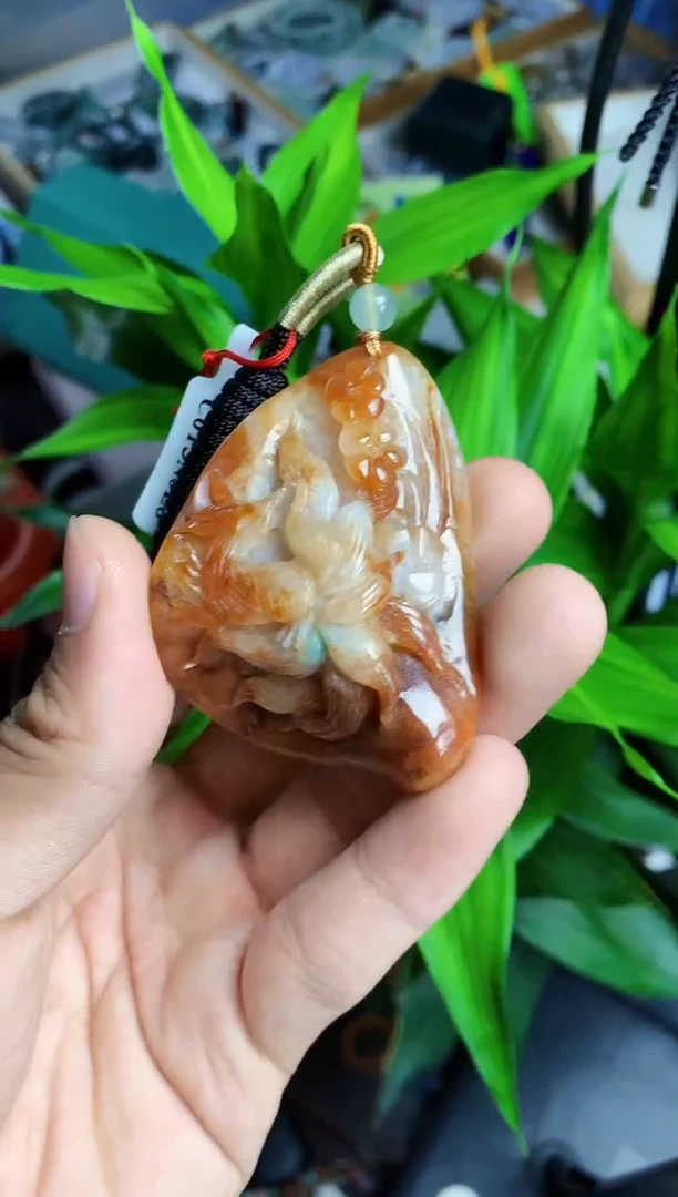 颈饰未镶嵌翡翠天然A货翡翠