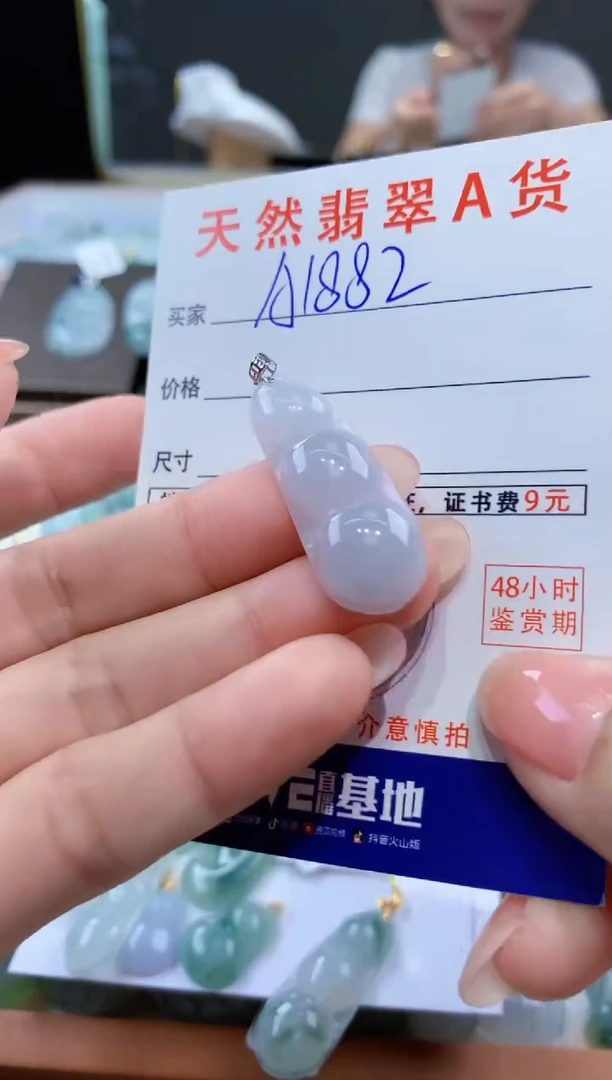 颈饰未镶嵌翡翠天然翡翠A货挂件