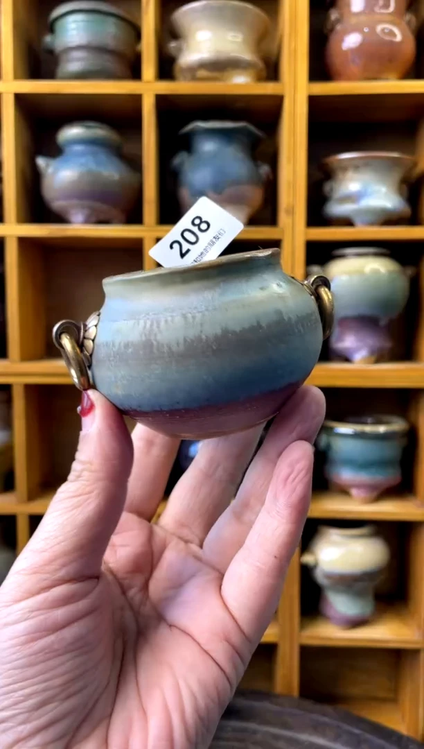 【闪购商品】陶208 内口4.5【多肉花盆多肉盆】