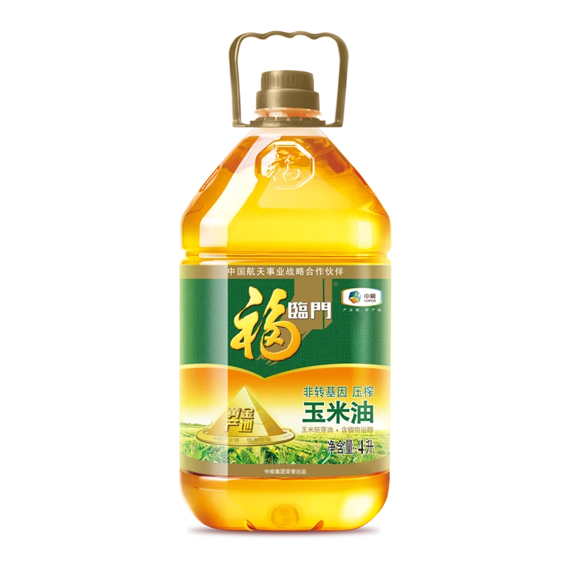 福临门黄金产地玉米油 4升/瓶