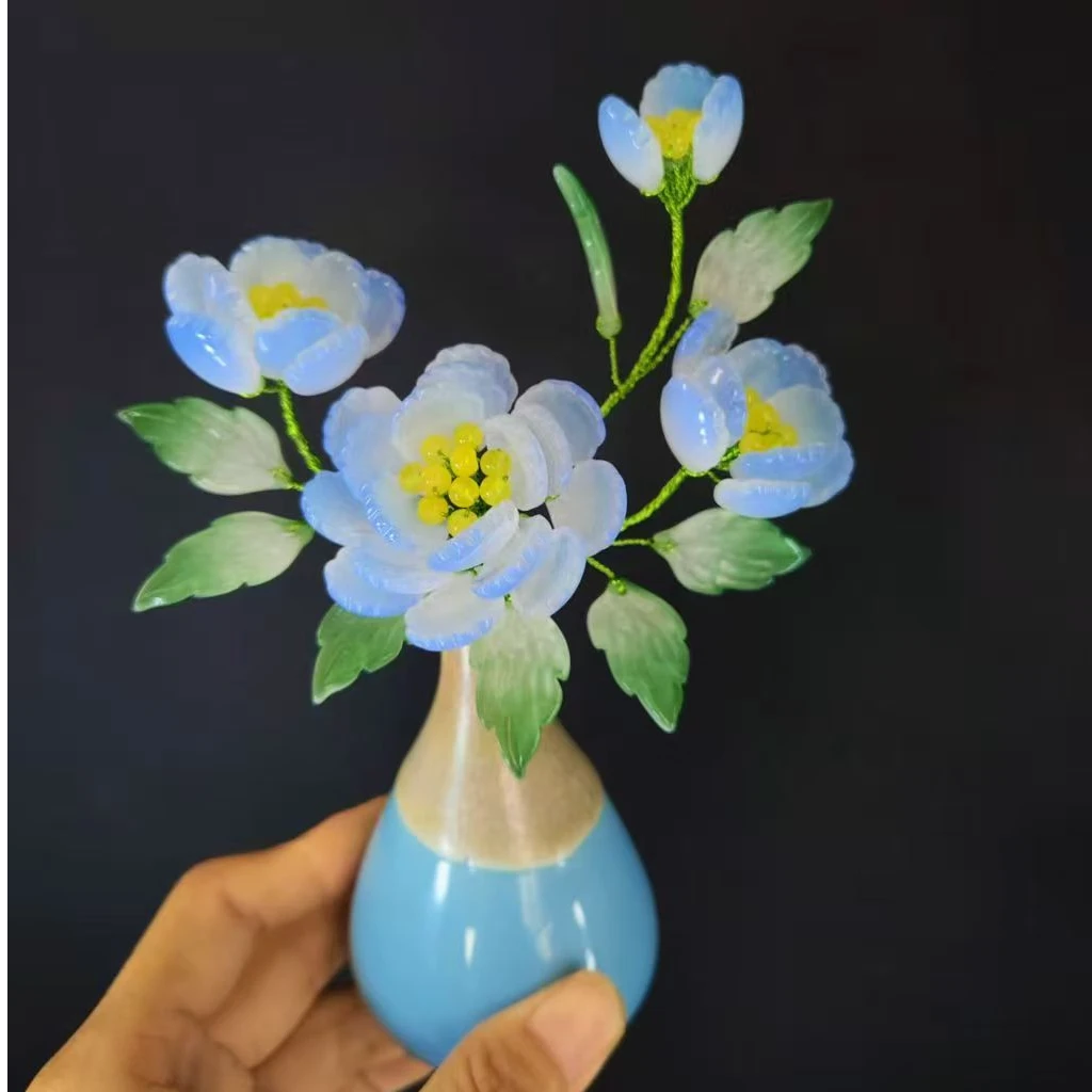 意境 琉璃石榴花 DIY材料包