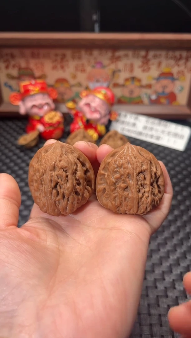 把件文玩核桃平谷凹底39