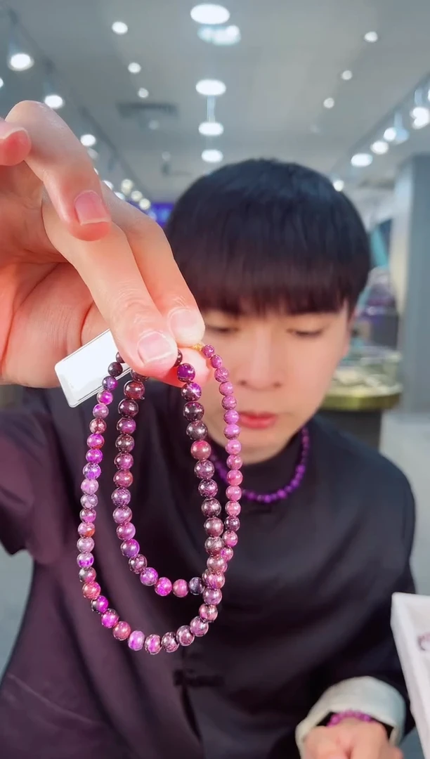 未镶嵌苏纪石（舒俱来）项链K金南非舒俱来老矿料