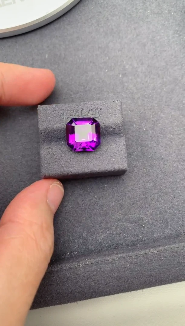 未镶嵌珠宝半成品紫晶5ct紫水晶  定制   BE