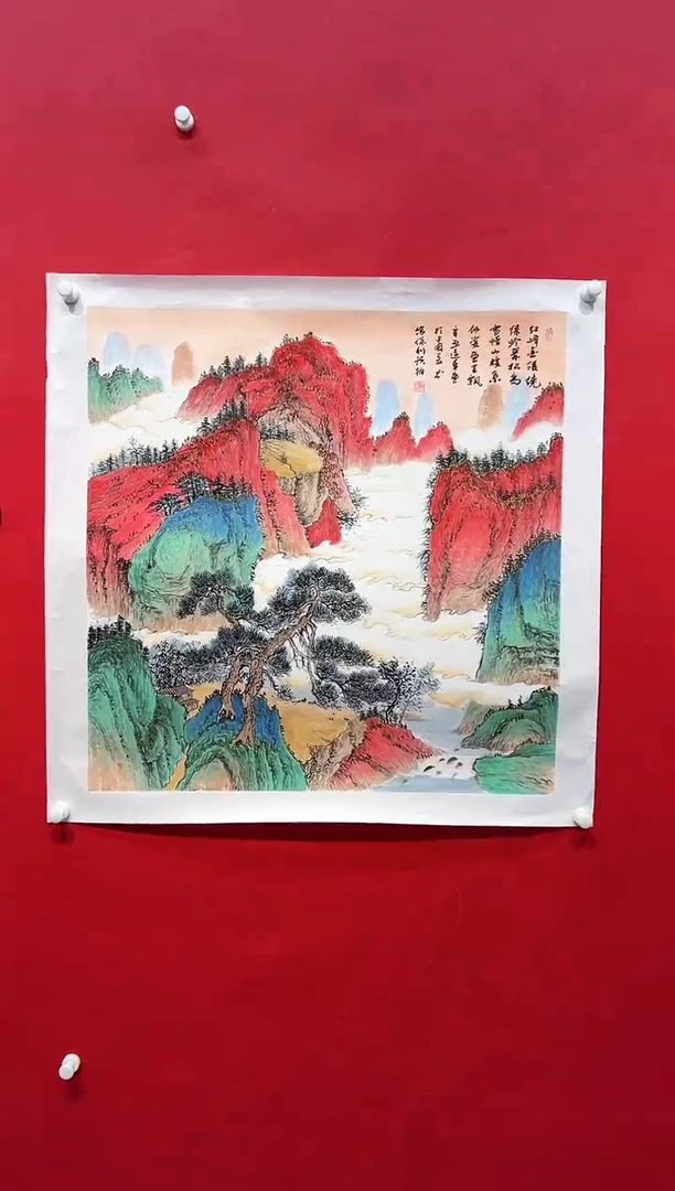 国画画家陆远华纯手绘原作