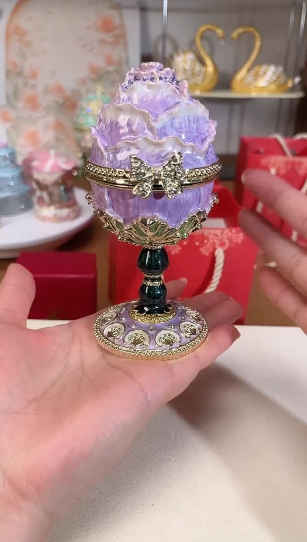 【闪购商品】易尚宝珐琅彩首饰盒