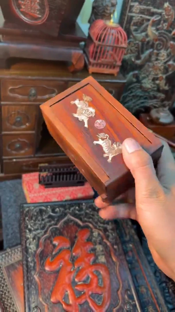 非洲紫檀（红花梨）盒子