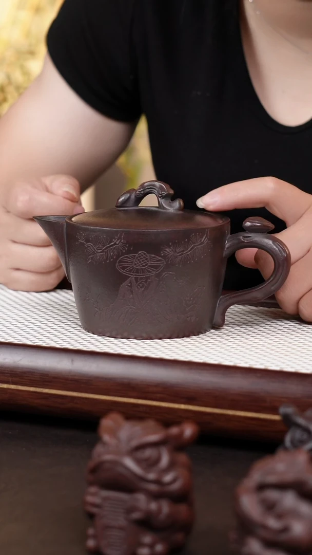 茶壶紫砂紫砂碗灯