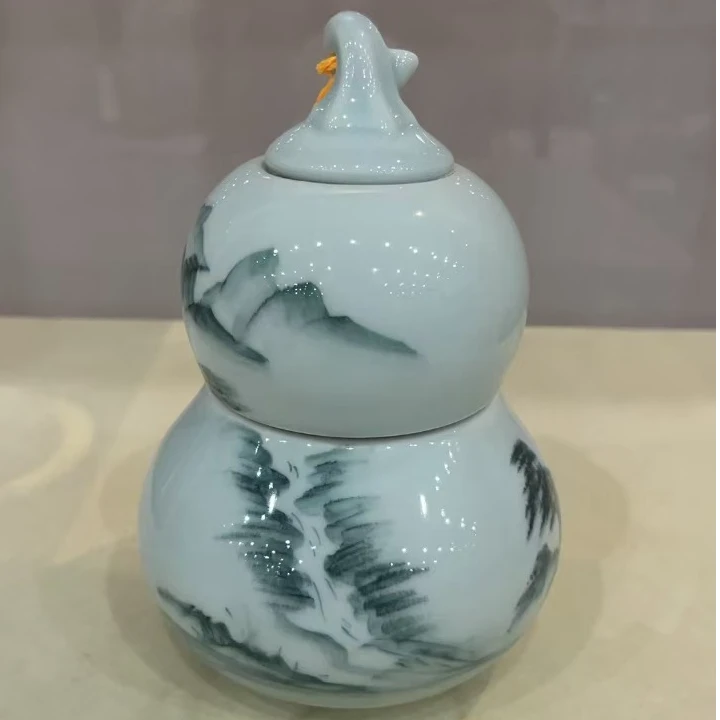 a01282/山水葫芦茶叶罐