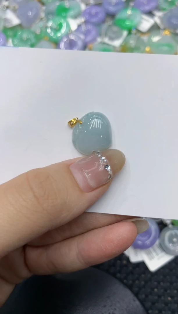【闪购商品】翡翠颈饰18K金镶嵌 222222222