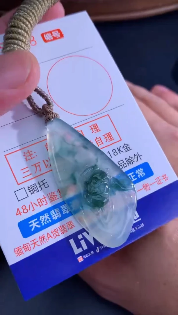 翡翠未镶嵌颈饰天然A货翡翠