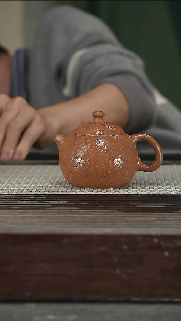 茶壶紫砂八目粗砂200CC95号