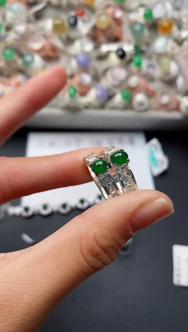 未镶嵌戒指翡翠7777777+2