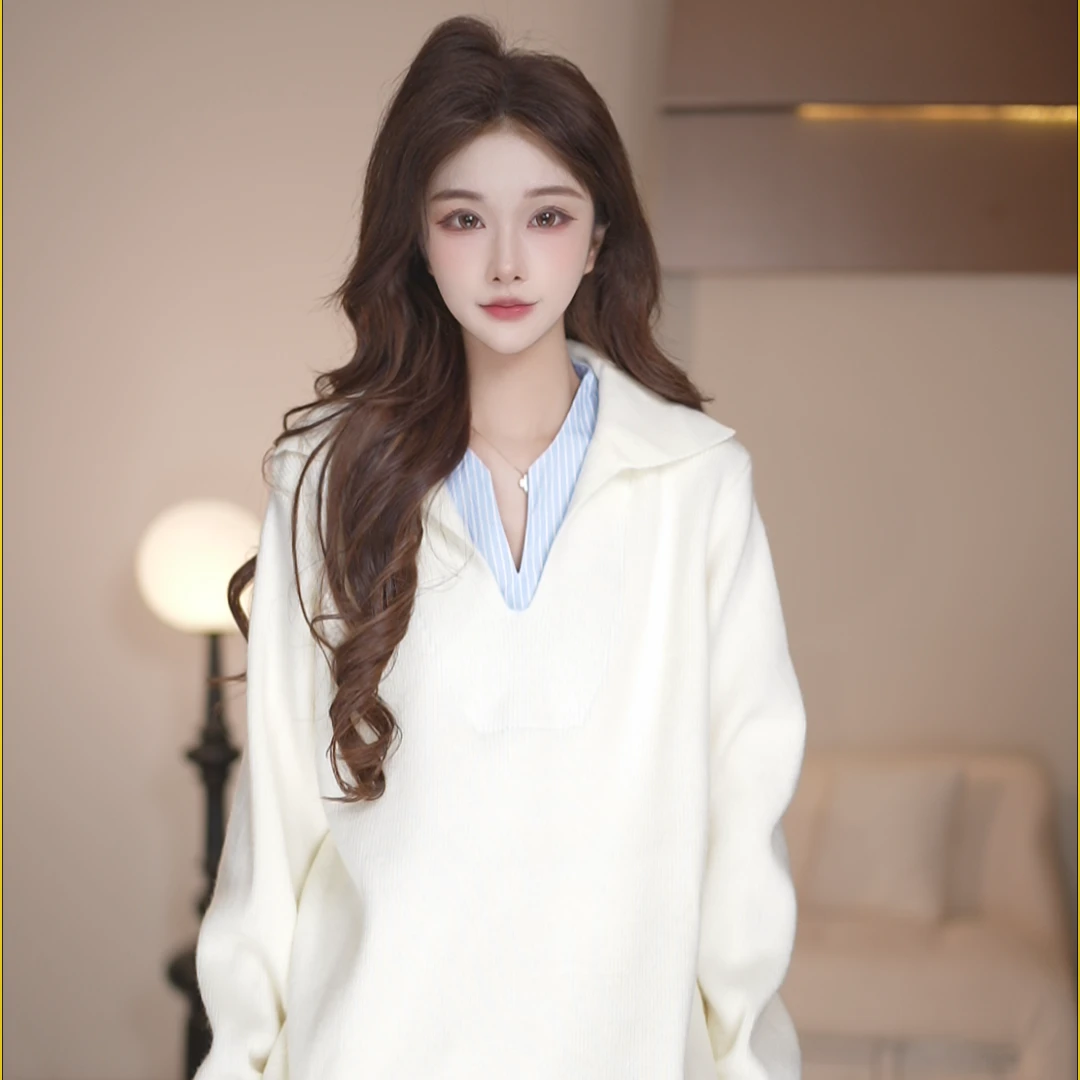 Basic House百家好秋冬休闲气质百搭显瘦时尚套装B1385B54E52