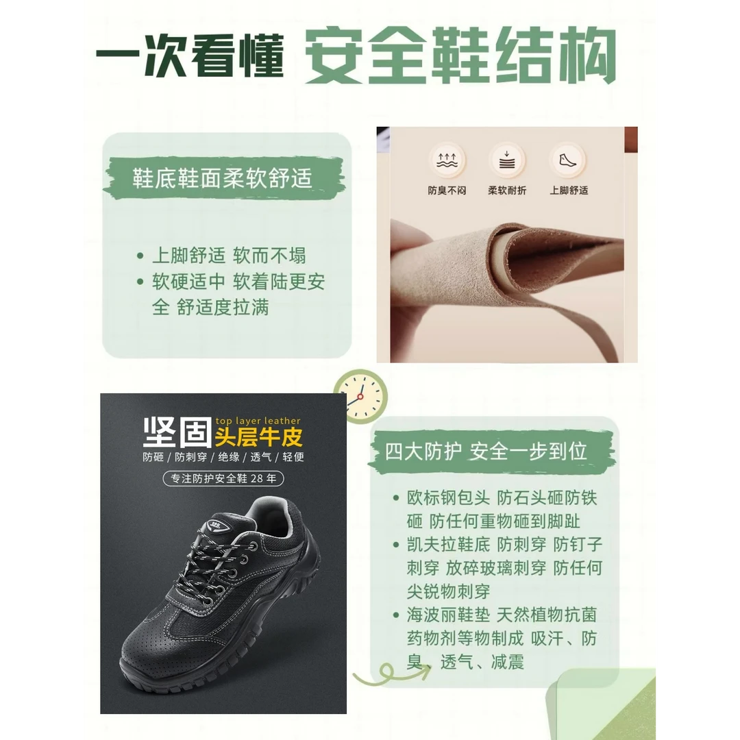【微瑕捡漏】劳保鞋防护鞋下单备注编号