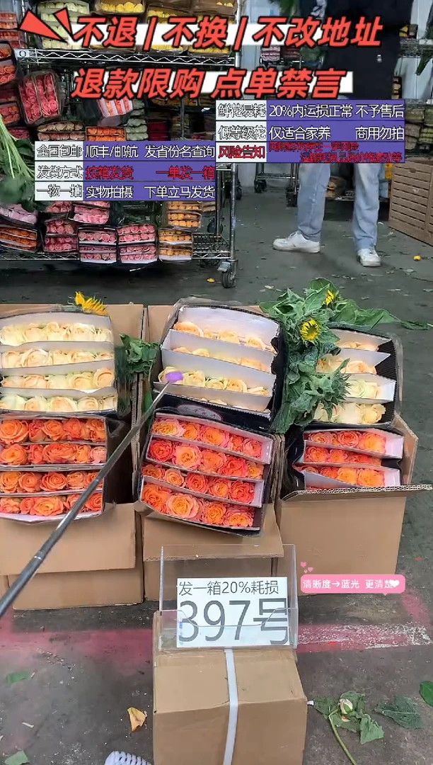 397号♥含20%耗损发一箱