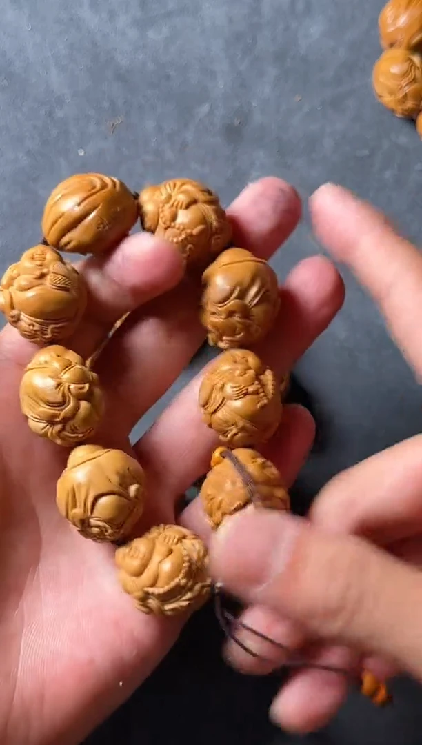 橄榄核手串/手链G03橄榄核雕刻21+