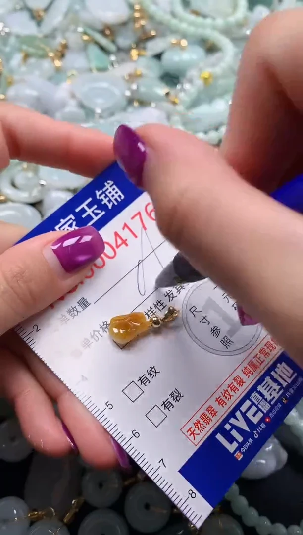 颈饰未镶嵌翡翠4176