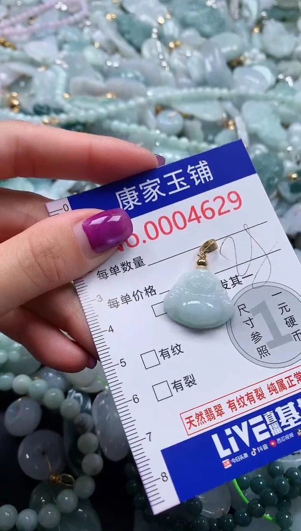 颈饰未镶嵌翡翠4629