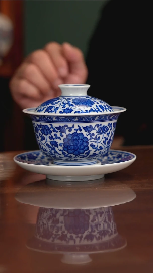 晓月窑青花高端茶具