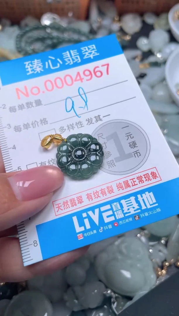 颈饰未镶嵌翡翠4967