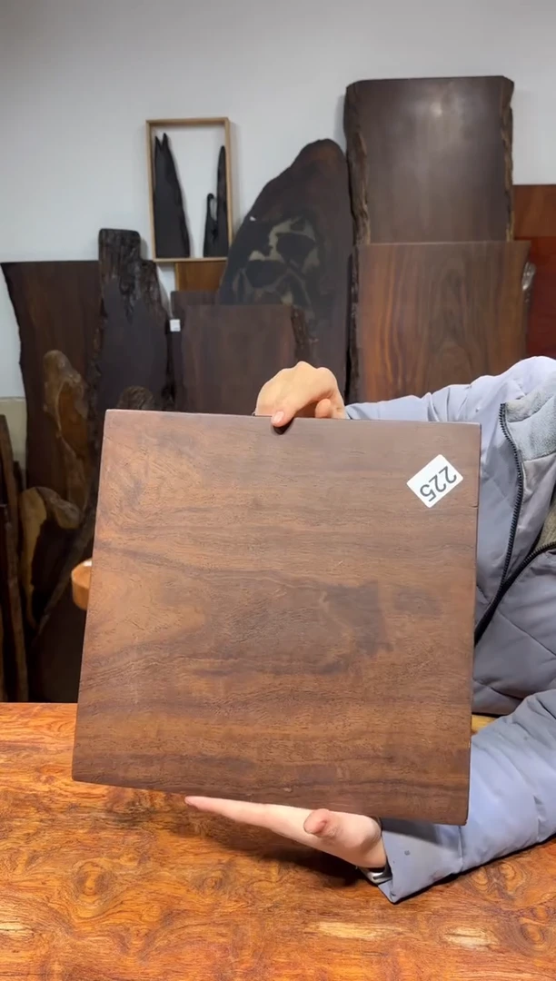 风车木（黑檀木）芝***姐尺寸35*35*-2编号225