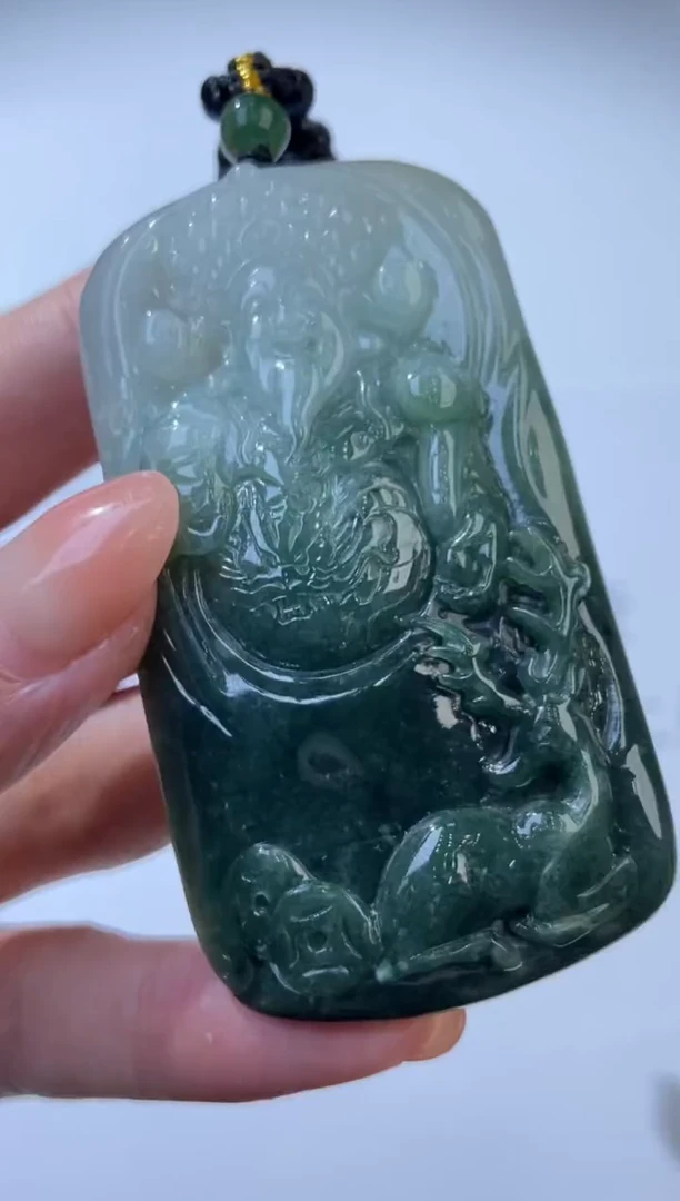 未镶嵌挂件翡翠300897  多人