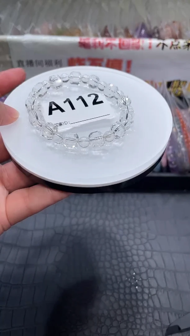 水晶手链未镶嵌A112 白水方糖设计款 8+