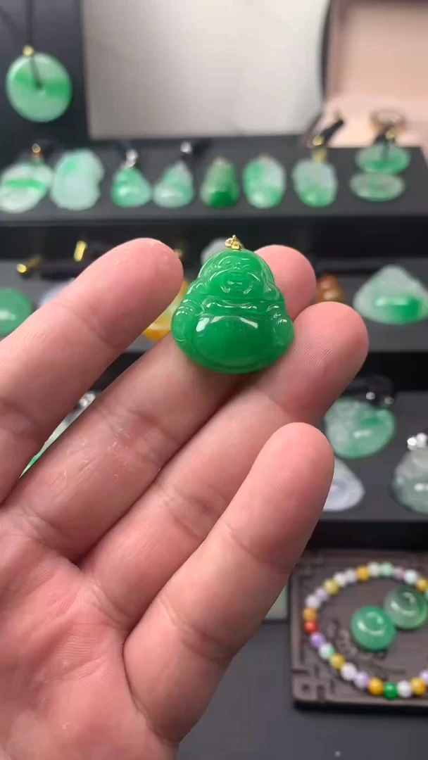 颈饰未镶嵌翡翠所见即所得，一图一物