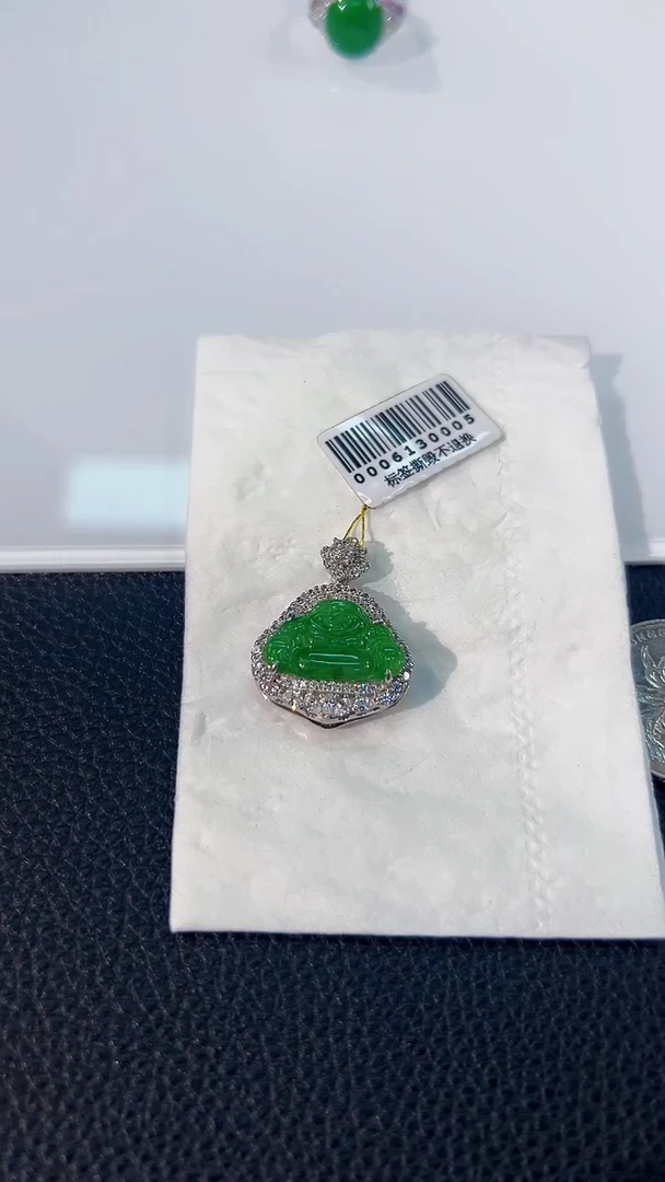 颈饰未镶嵌翡翠 缅料A货/支持复检/一件