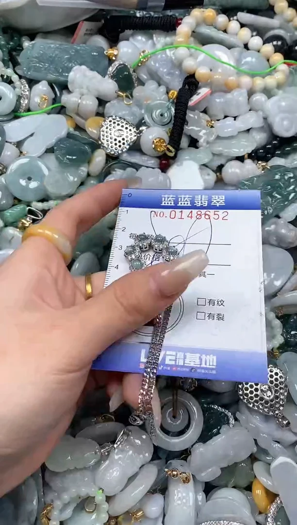 【闪购商品】翡翠颈饰未镶嵌闪购0148652多样性发其一