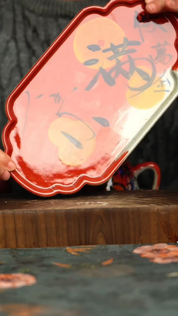 杯釉下彩手工手绘同款陶器