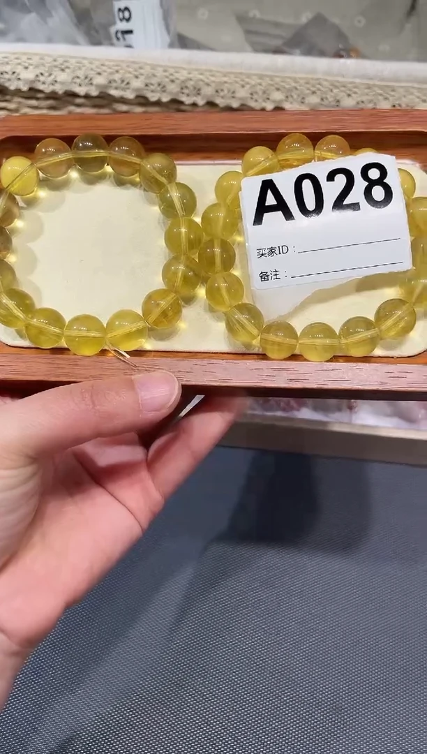 未镶嵌手链萤石A028 黄萤石 多样性发一 13