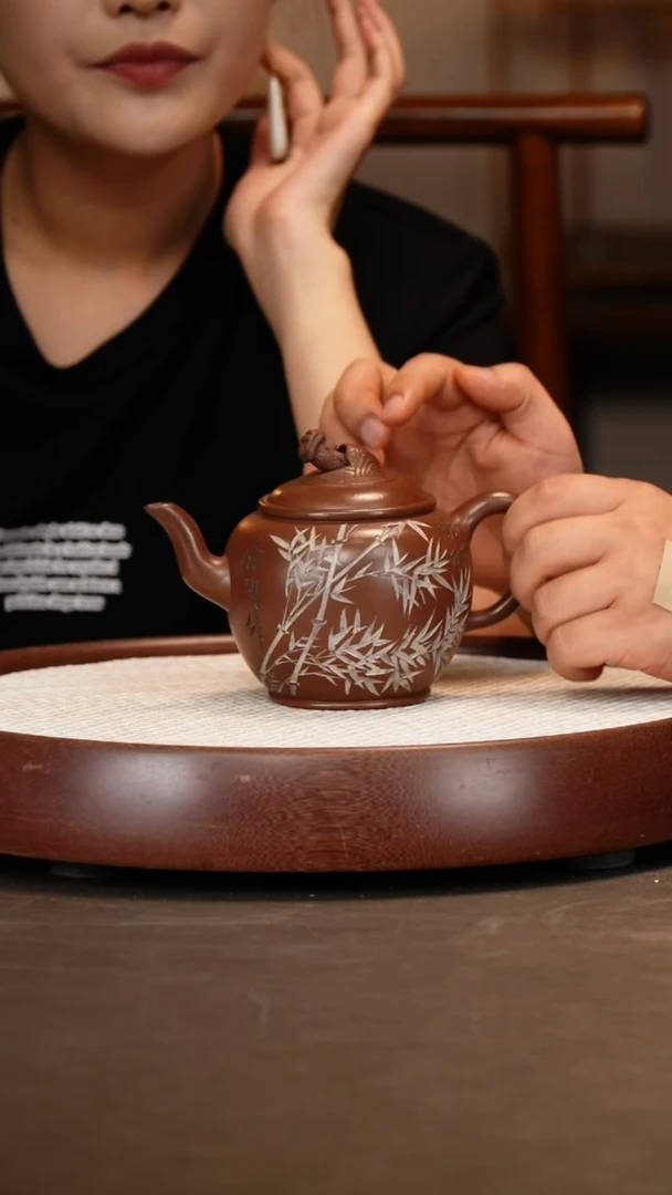 【邵全根】节节高升380c+康窑套杯+龙笔筒+主人杯