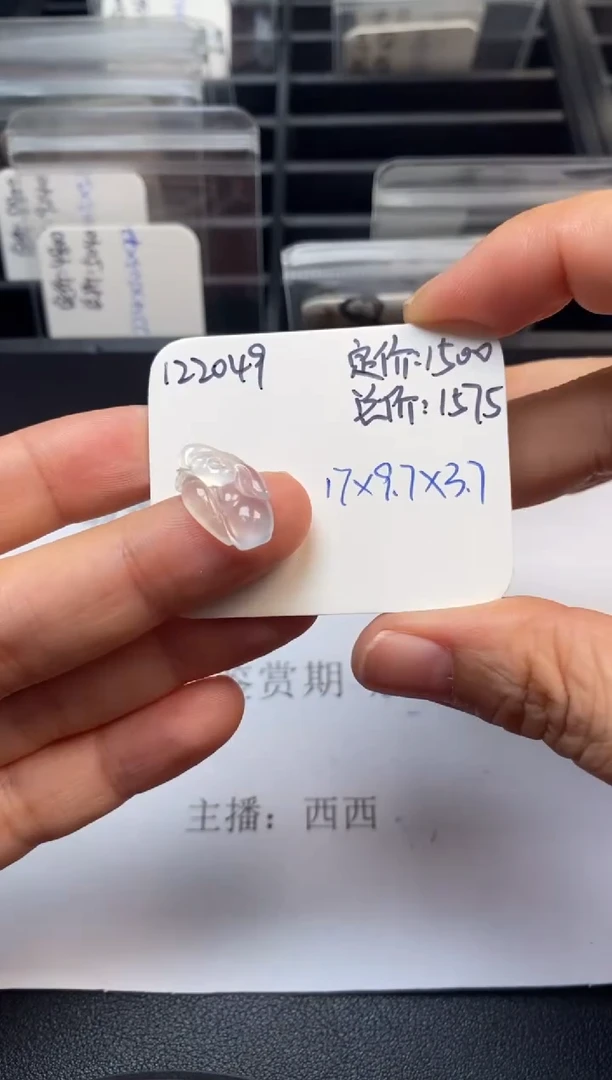 吊坠(不含链)未镶嵌翡翠122049