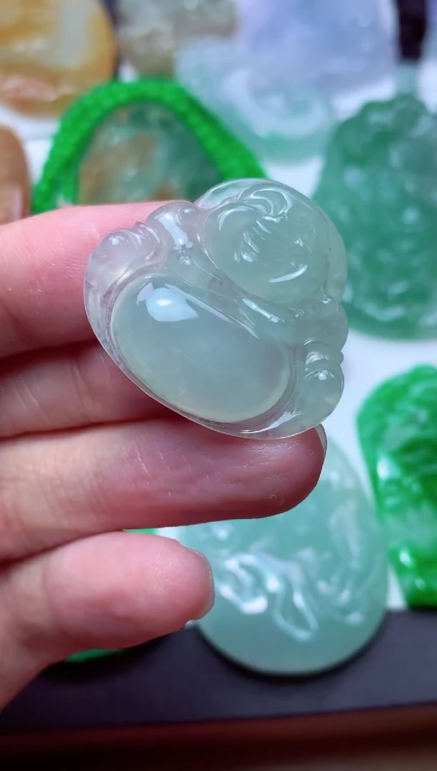 翡翠未镶嵌颈饰天然翡翠A货