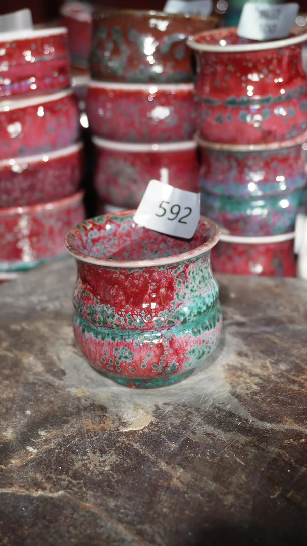 摆件陶精品窑变钧瓷茶器