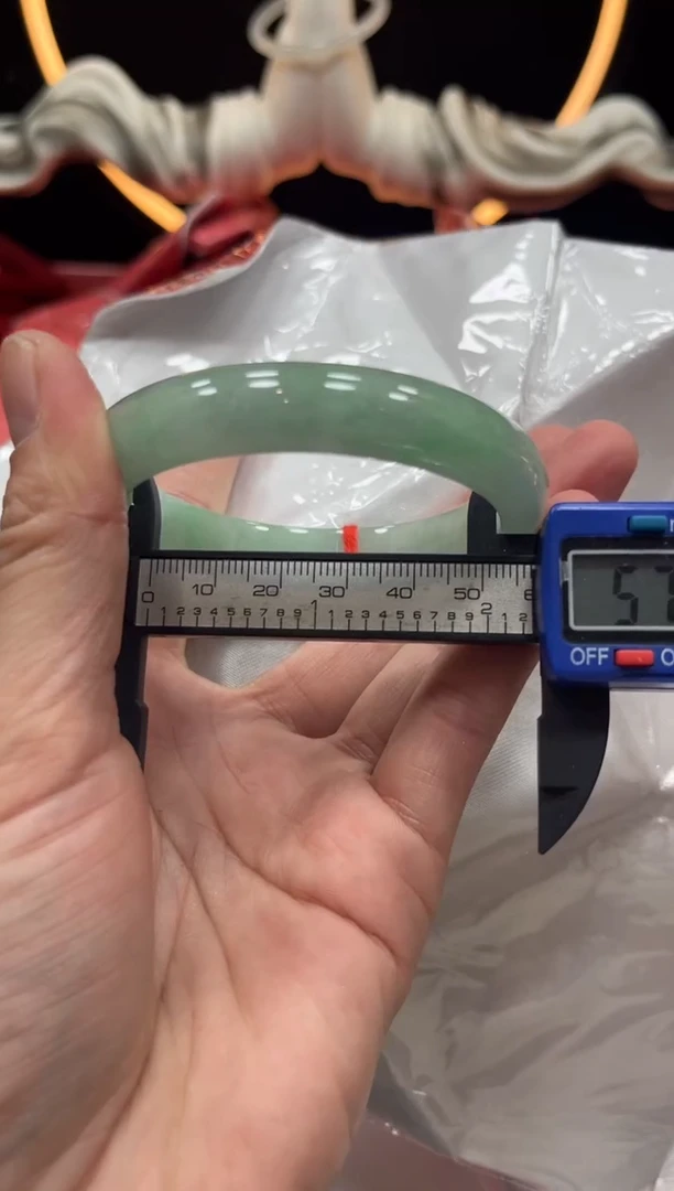 非金属无花花60号手镯57.7圈口