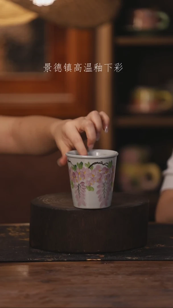 陶瓷景德镇高温釉下手绘陶瓷164