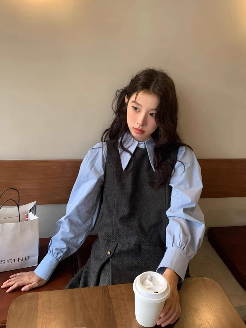 【现货】早春今年流行裙子套装女2025新款爆款洋气减龄法式气质0107