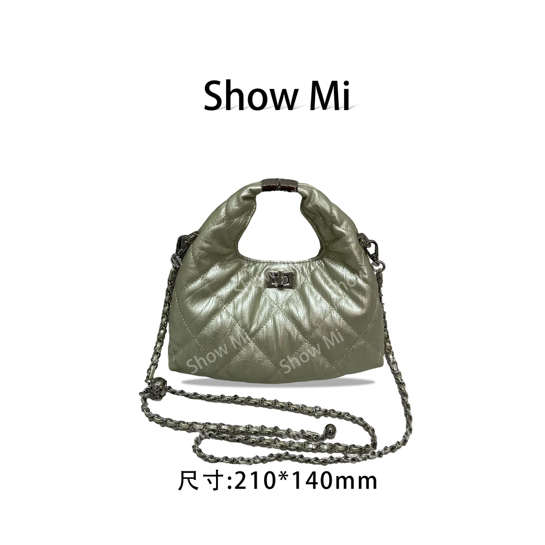 【Show Mi】ZT-D7173-珍珠绿-轻奢小众时尚百搭女士包包