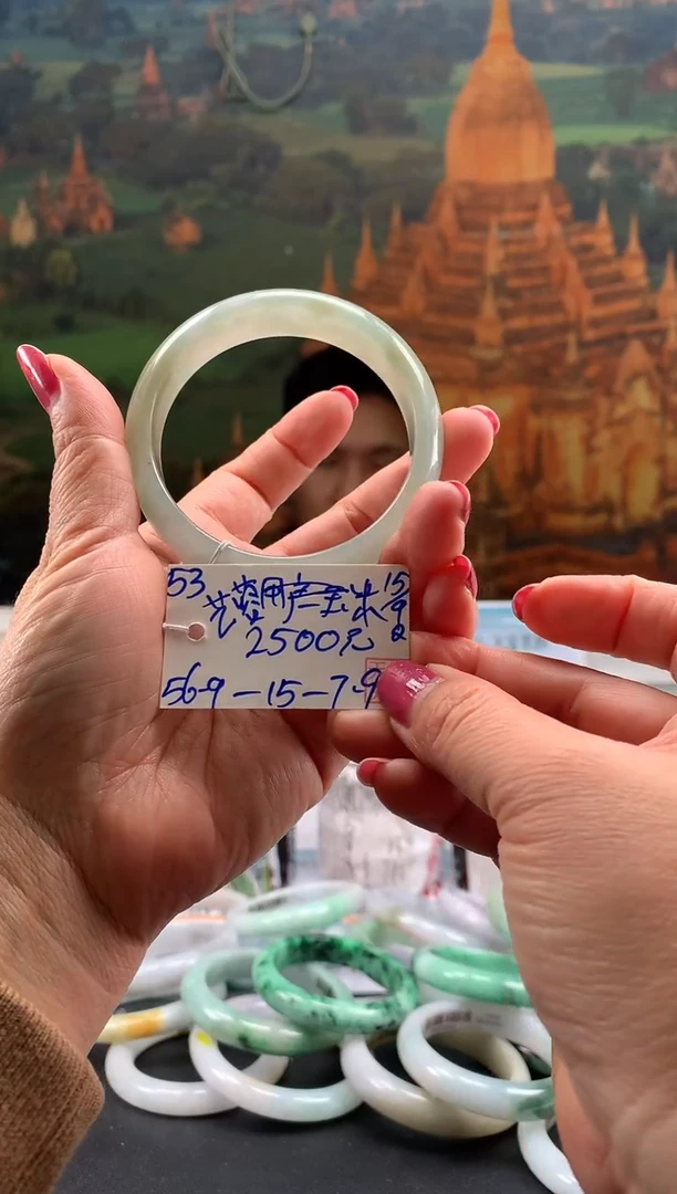 未镶嵌手镯翡翠艺****宝翡翠手镯 下单联系小耳机#53