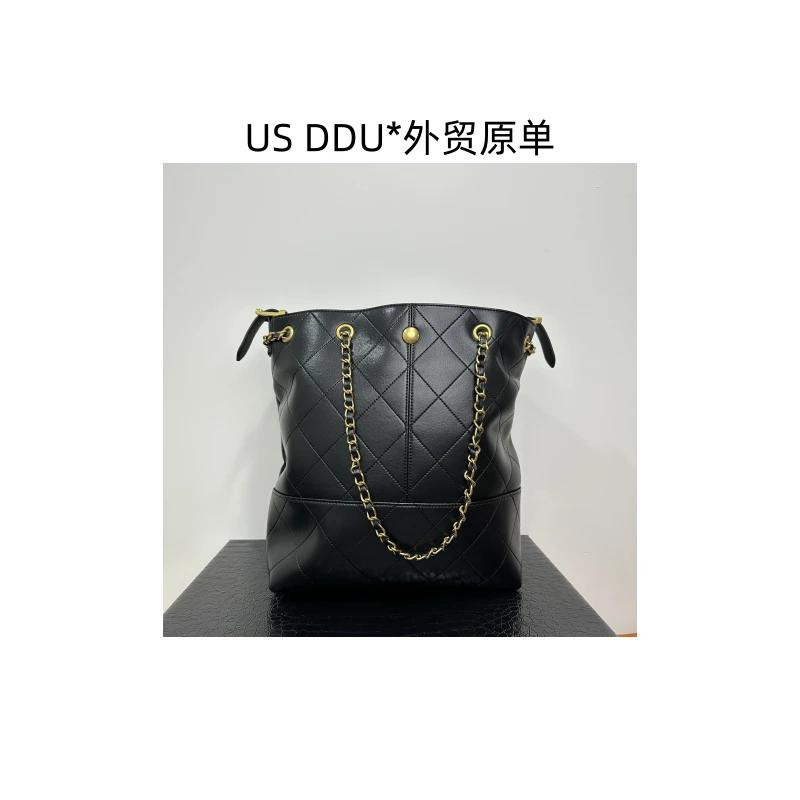 A95 黑色25a水桶单肩斜跨包9021/F002