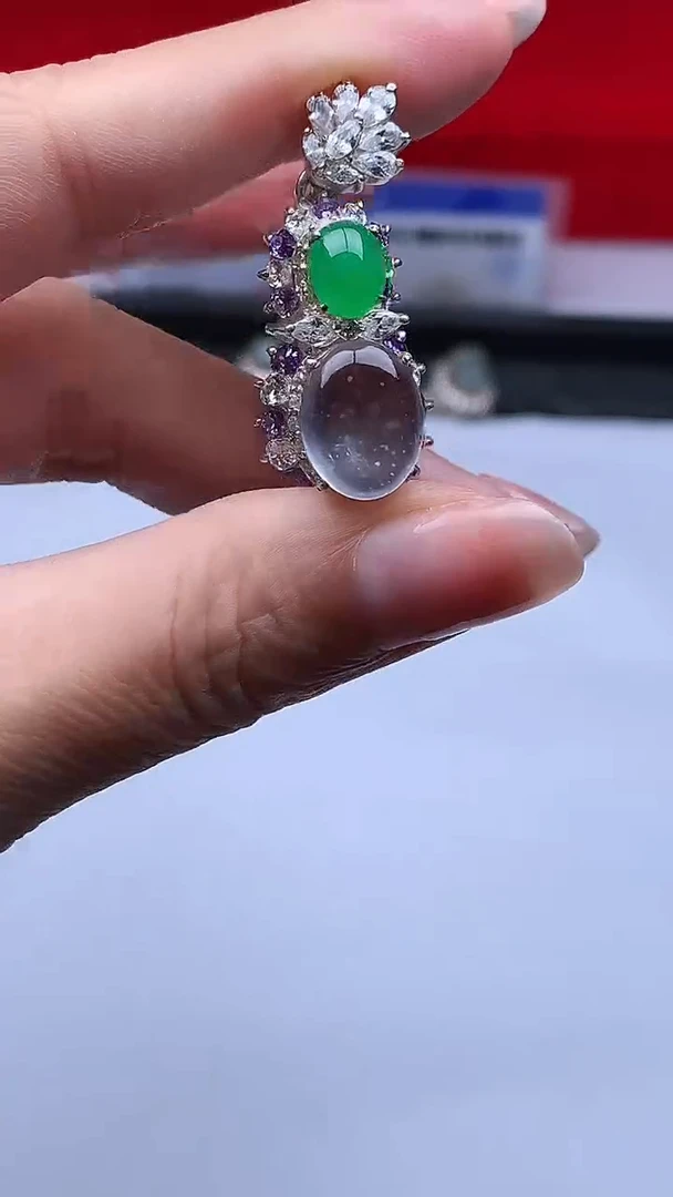 散珠翡翠缅甸A货+证书