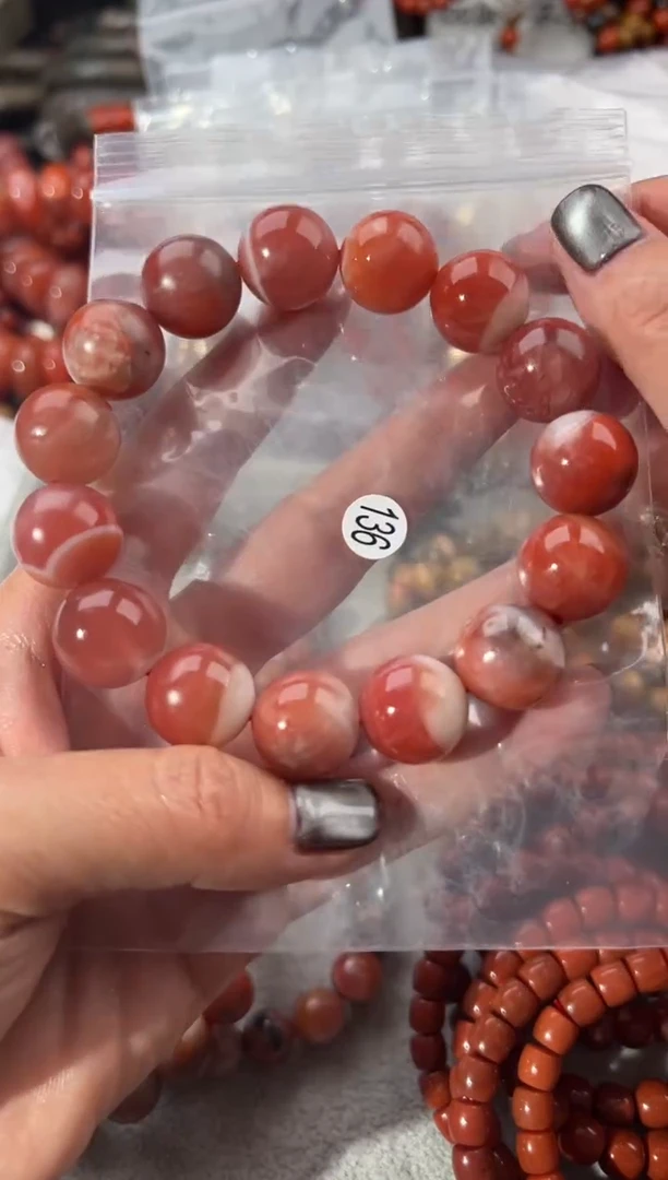 未镶嵌手串南红玛瑙15+