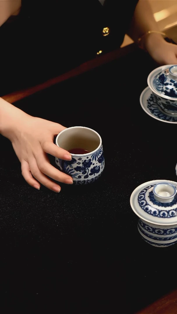 忘**你快雪时晴鱼藻杯杯