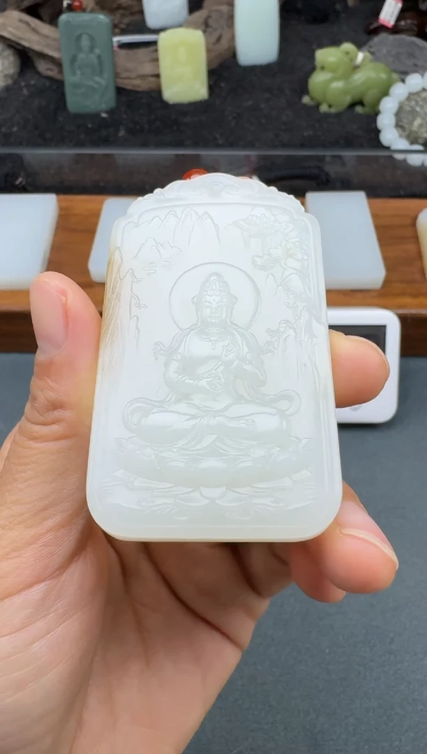 颈饰未镶嵌和田玉2
